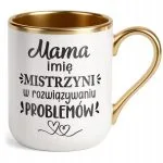 Kubek Premium Złoty Personalizowany Dzień Matki Dla Mamy Prezent Upominek