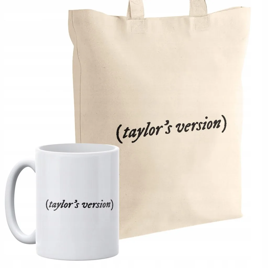 Zestaw torba bawełniana z dnem + kubek Taylor Swift Taylor’s Version