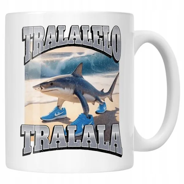 Kubek ceramiczny Tralalero Tralala viral tiktok brainrot mem