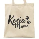 Torba bawełniana na zakupy Kocia Mama Dla Miłośniczki Właścicielki Kotów