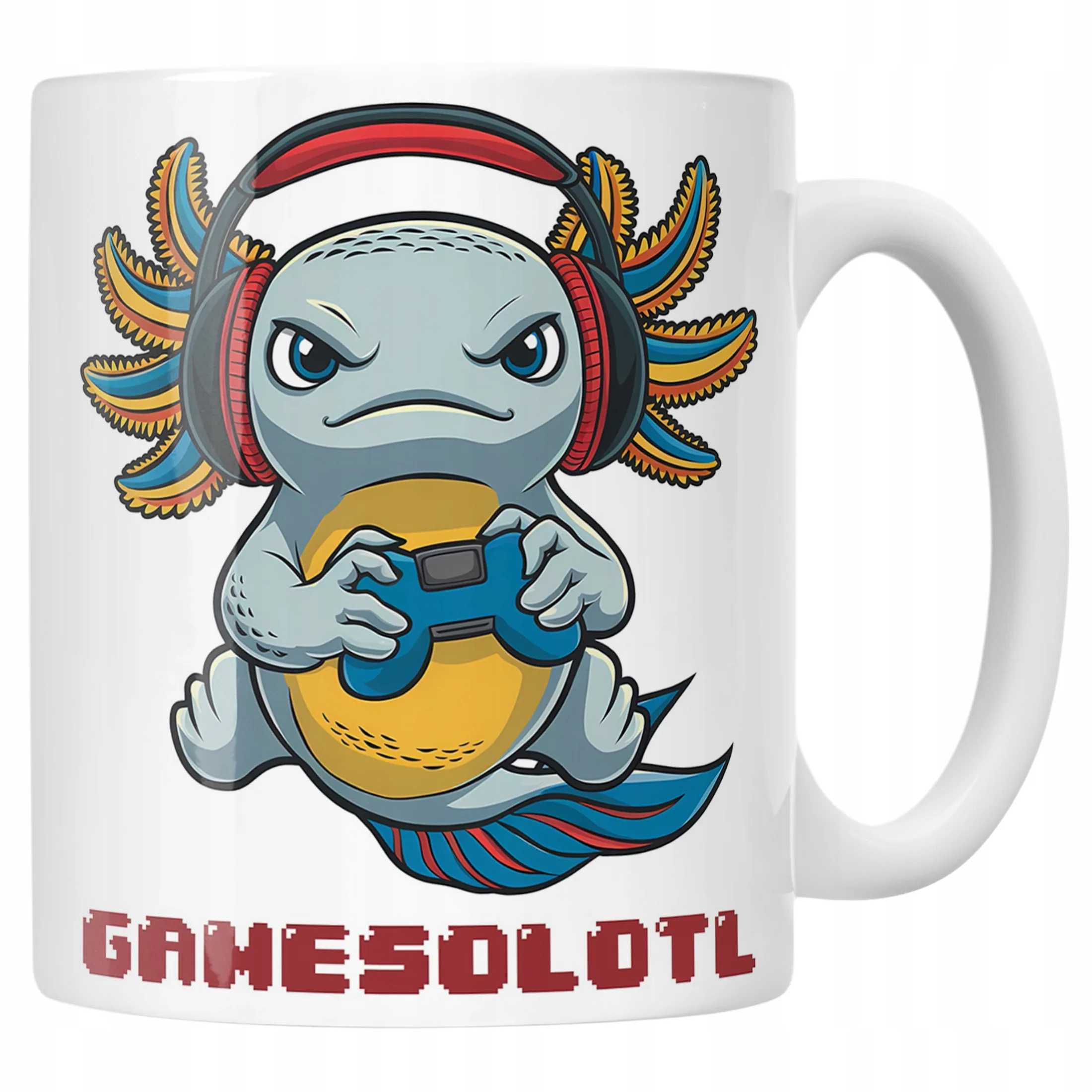 Kubeczek na upominek dla dzieci Aksolotl Axolotl Różowy Zwierzak Trend OK