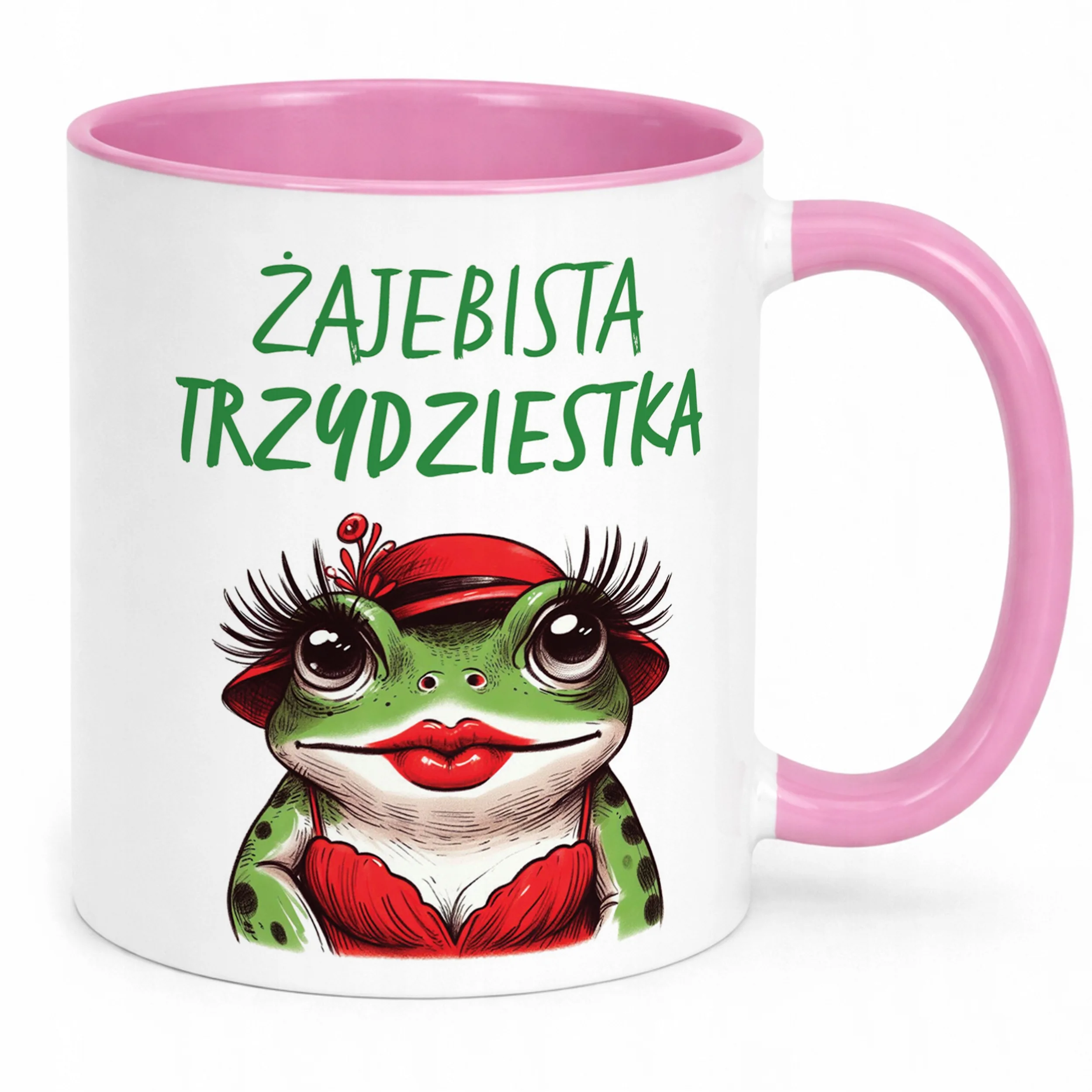 Kubek Różowy Żajebista 30 Dla Kobiety Na Urodziny Prezent