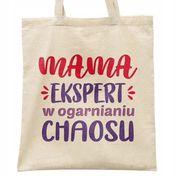 Torba bawełniana na zakupy Dzień Matki Dla Mamy Prezent Mama Ekspert