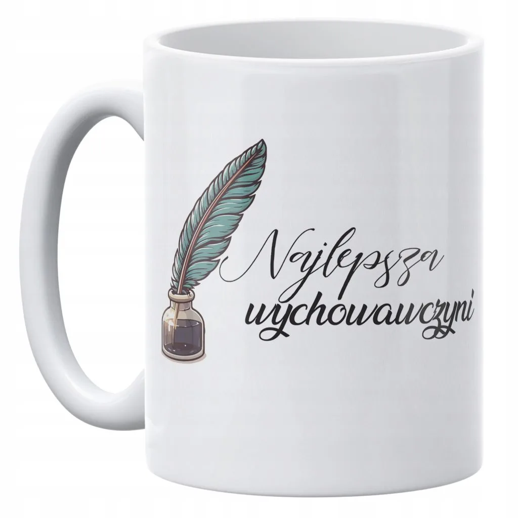 Kubek ceramiczny 330 ml Dzień Nauczyciela Dla Wychowawczyni Prezent
