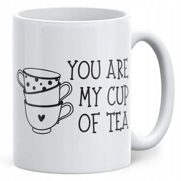 Kubek walentynkowy na Walentynki You Are My Cup Of Tea Prezent