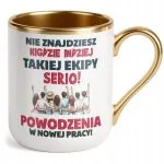 Kubek Premium Złoty Pożeganie Odejście z Pracy Prezent Upominek