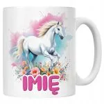 Kubek ceramiczny personalizowany Z Koniem Koń Słodki Dla Dzieci