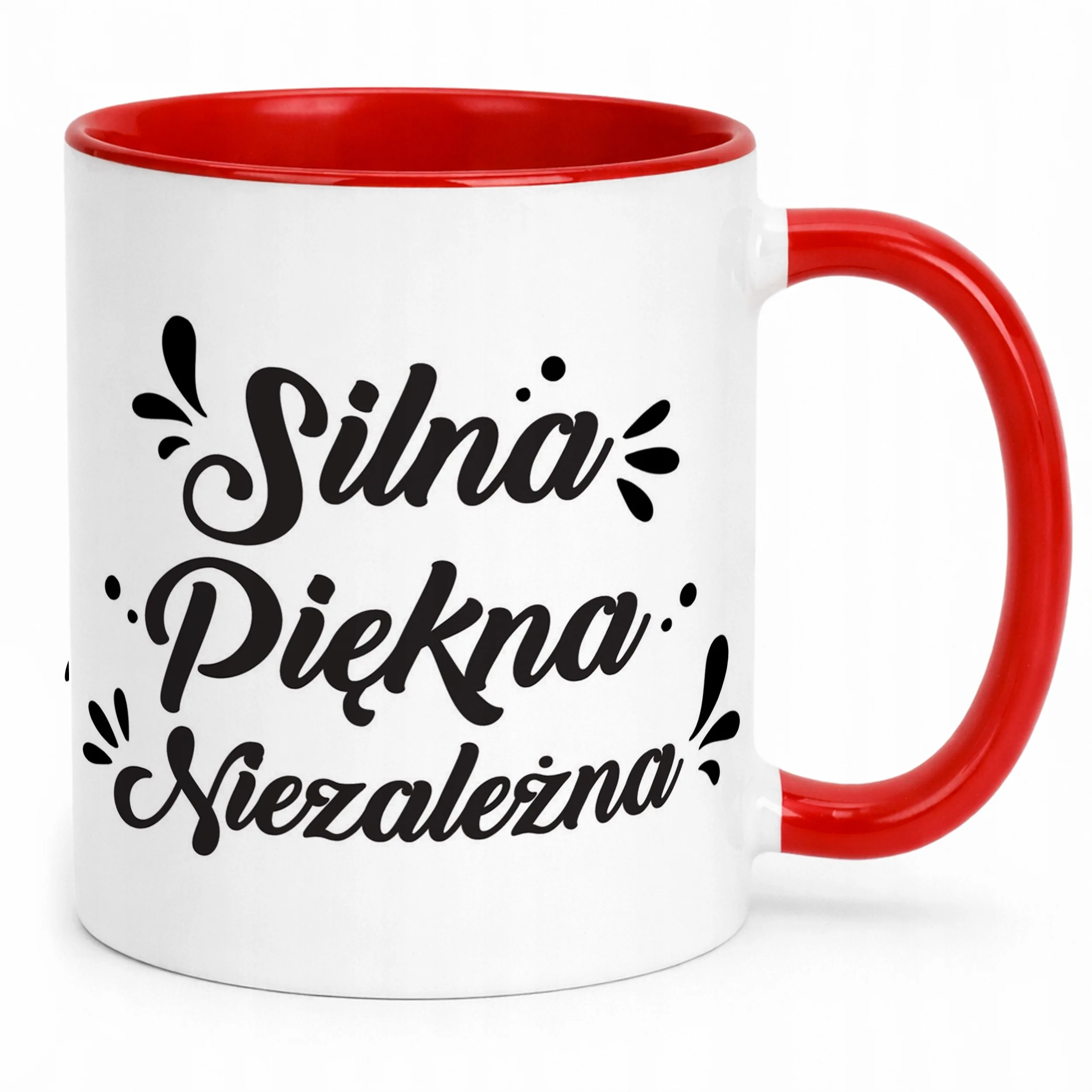 Kubek Czerwony Dzień Kobiet Dla Kobiety Dziewczyny Prezent Upominek