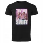Koszulka męska czarna Taylor Swift Swiftie Dla Fanów