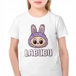 Koszulka biała dziecięca Labubu Dla Fanów Bajki