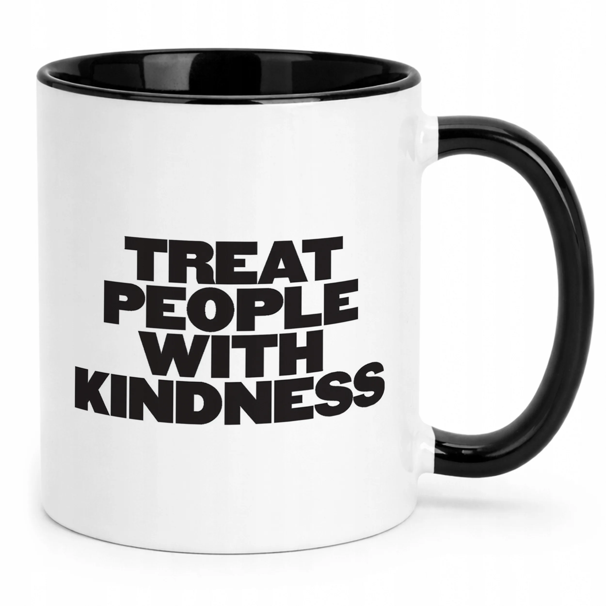 Kubek Czarny Treat People With Kindness Harry Styles Dla Fanów
