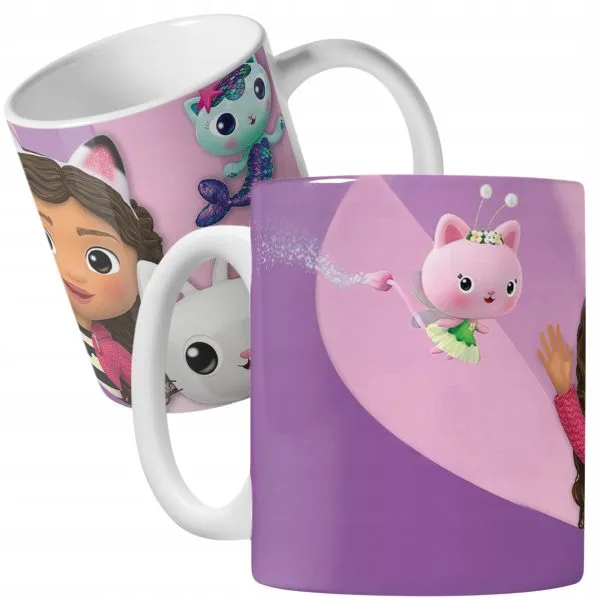Kubek ceramiczny Koci Domek Gabi Dla Fana Bajki Dla Dzieci Prezent