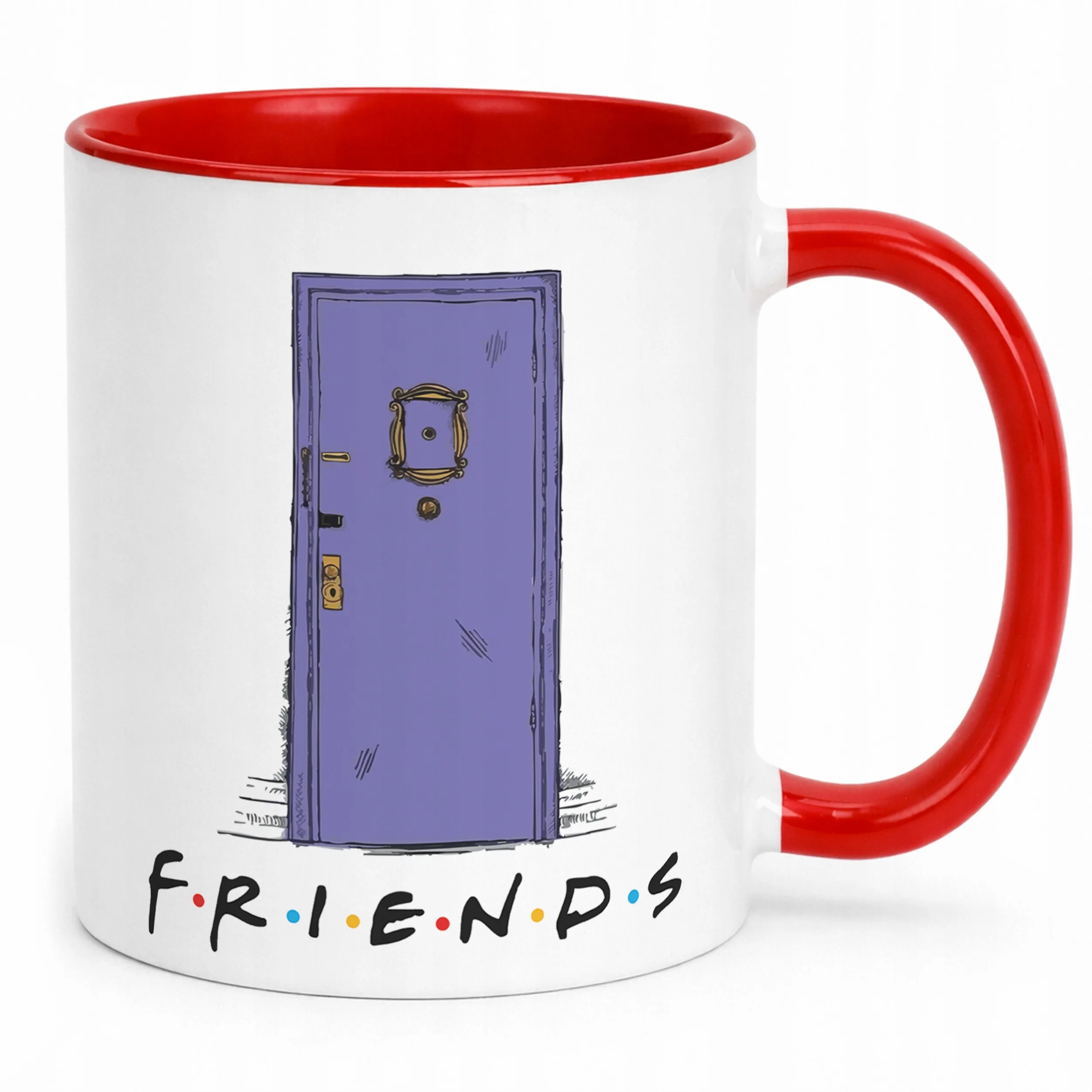 Kubek Czerwony Friends Przyjaciele Dla Fanów Serialu Prezent Upominek