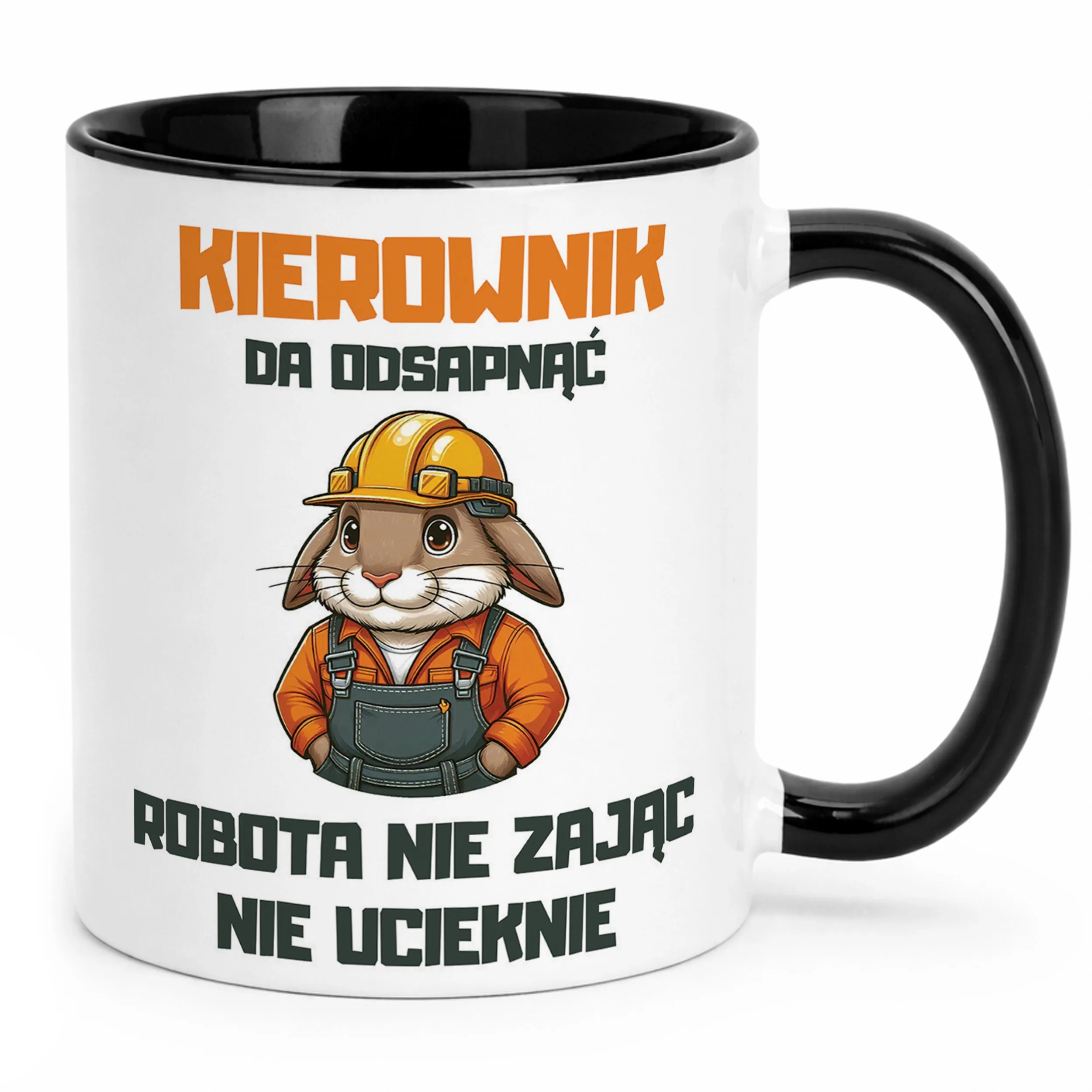 Kubek Czarny Kierownik da odsapnąć Do Pracy Zabawny Prezent