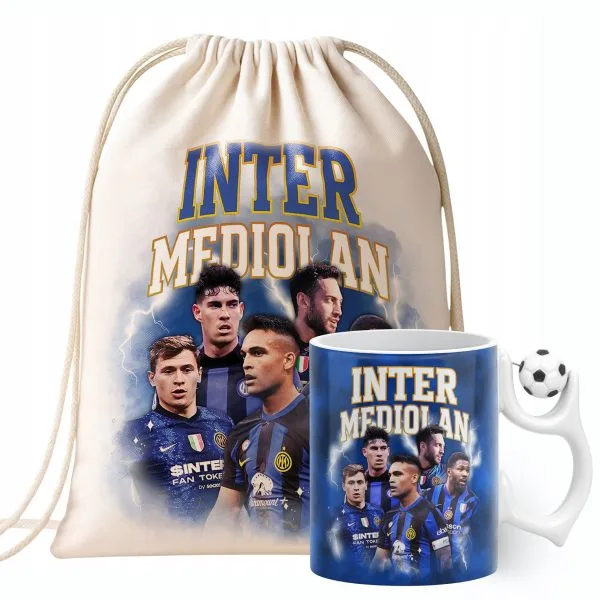 Zestaw Kubek Piłkarski + Plecak Inter Mediolan Martínez