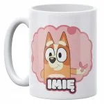 Kubek ceramiczny Bluey Personalizowany z Imieniem Prezent Dla Dziecka