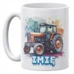 Kubek ceramiczny 330 ml Personalizowany Dla Fanów Traktorów Rolników