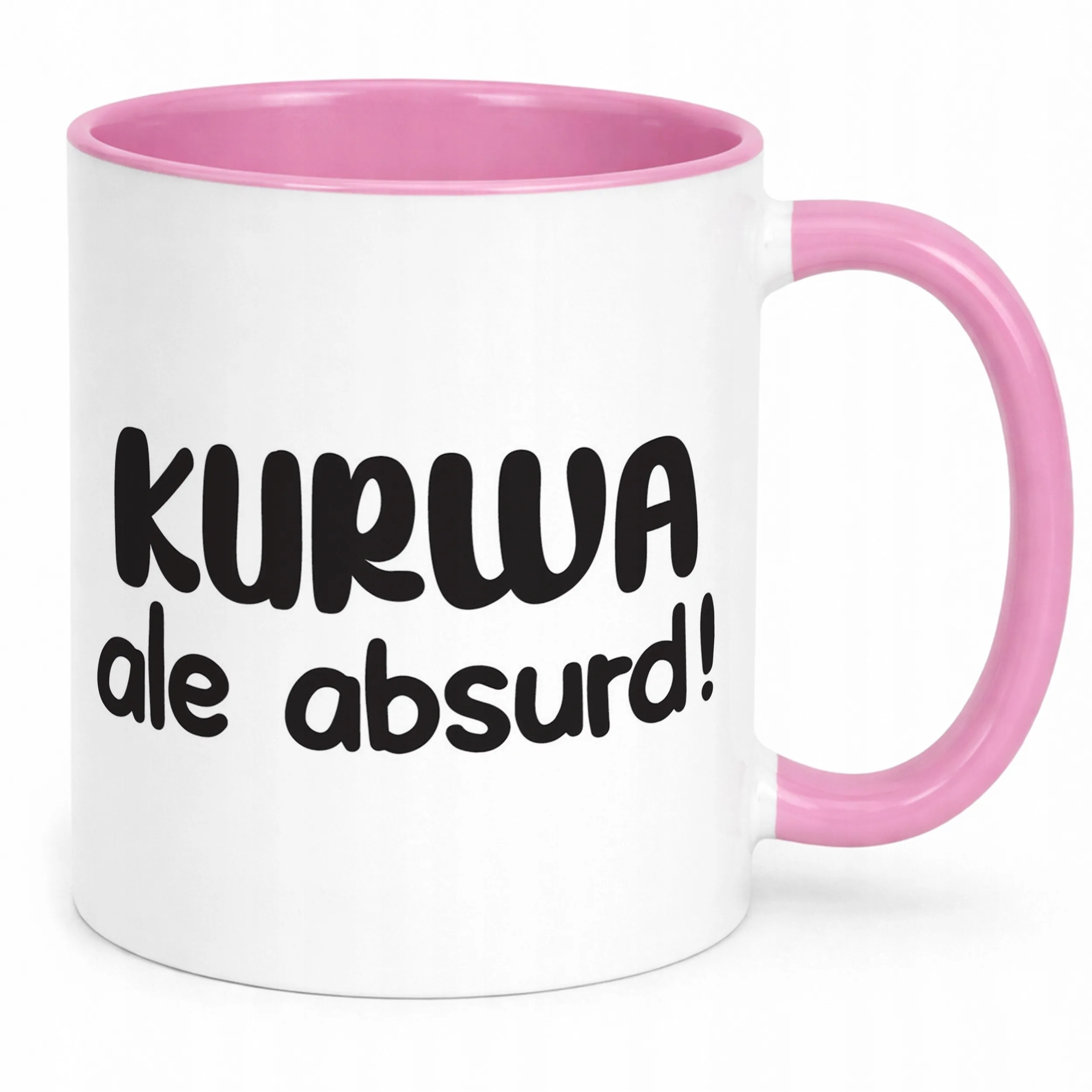 Kubek Różowy K**wa Ale Absurd Śmieszny Zabawny Prezent