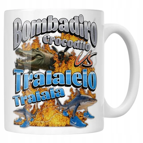 Kubek ceramiczny Bombardino Tralala viral tiktok mem
