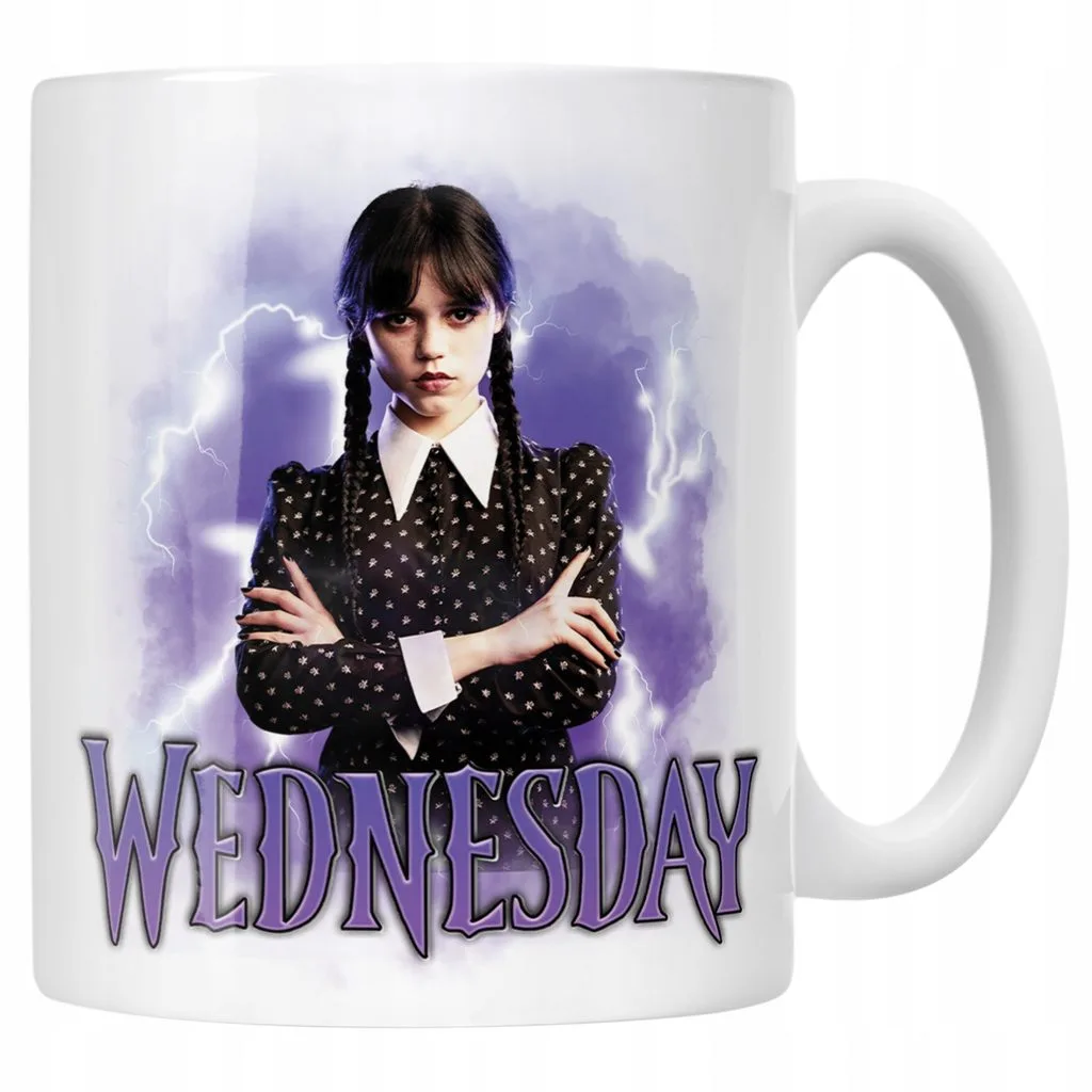 Kubek ceramiczny Nevermore Wednesday Addams Dla Fanów Prezent