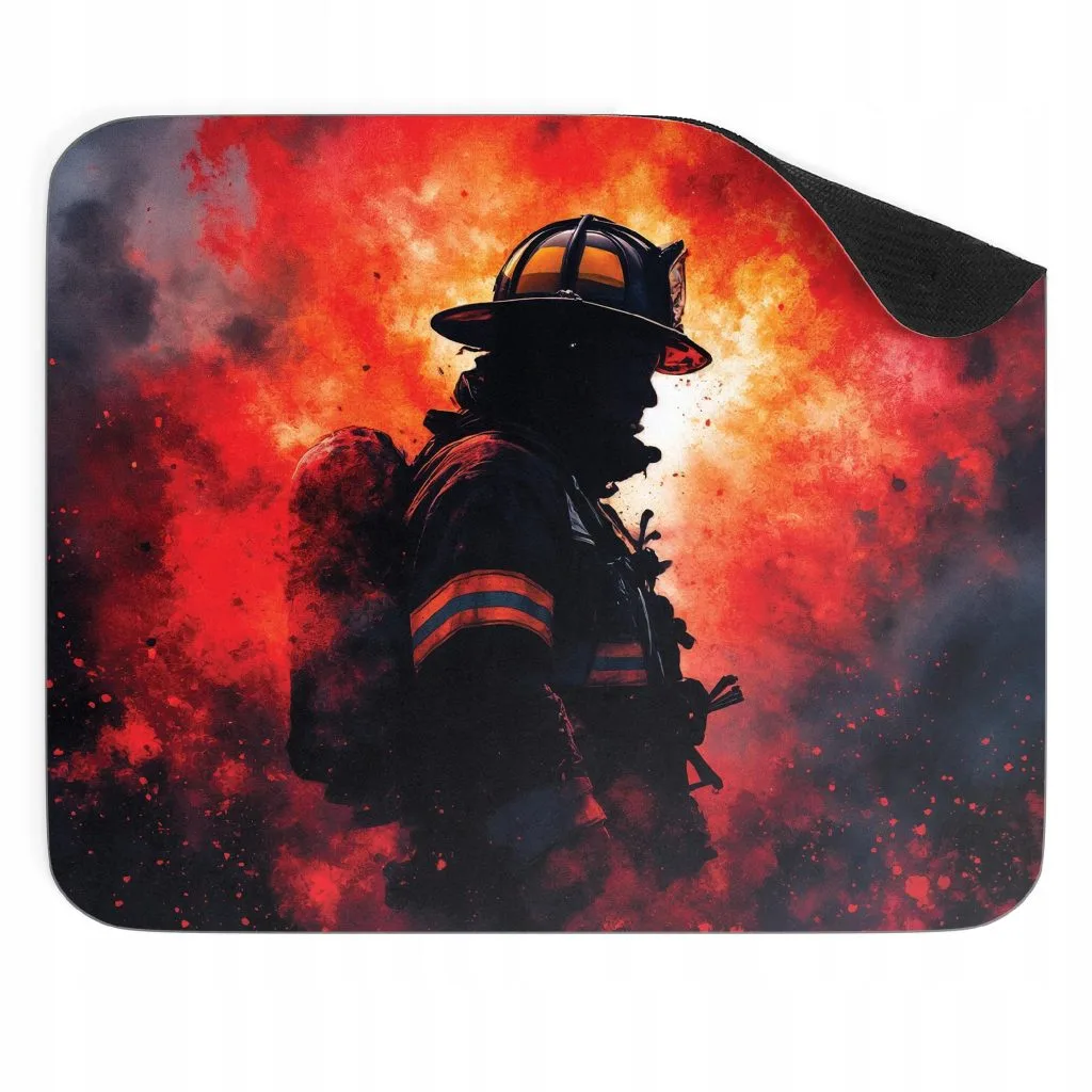 Podkładka pod mysz 22×18 cm Straż Wóż Strażacki Dla Strażaka