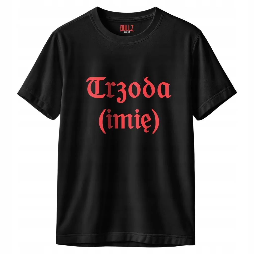 Koszulka czarna męska 1670 Trzoda Imię Wieczór Kawalerski Serial r. 3XL