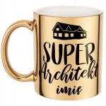 Złoty Kubek Personalizowany Super Architekt Prezent Upominek