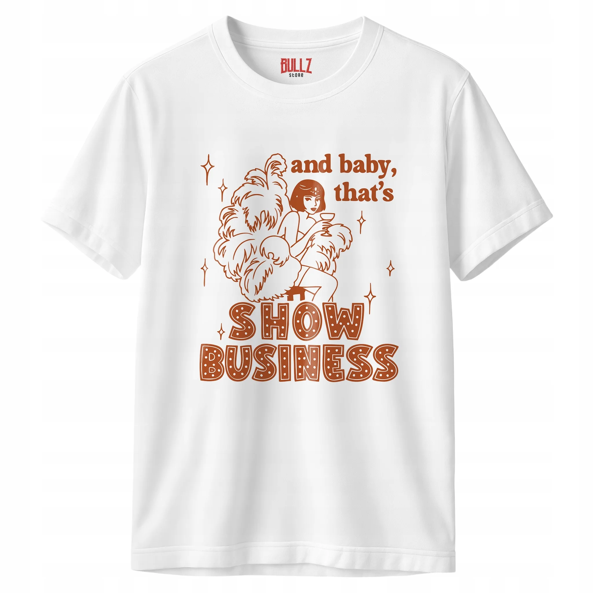 Koszulka biała męska Taylor Swift The Life Of A Showgirl Prezent r. 3XL