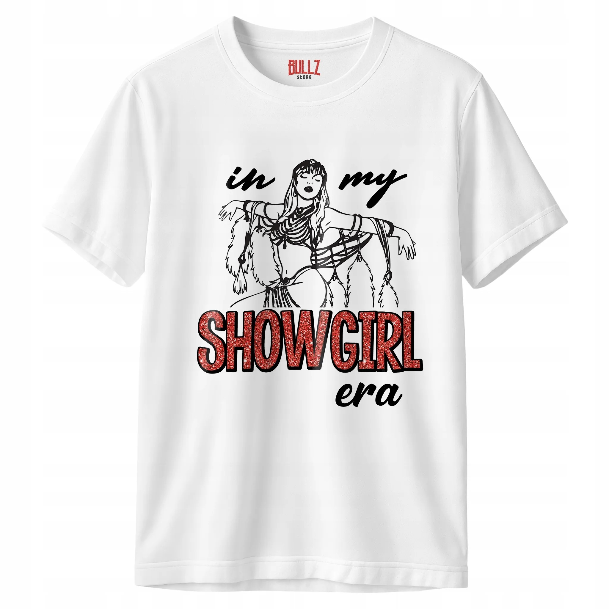 Koszulka biała męska Taylor Swift The Life Of A Showgirl Prezent r. 3XL