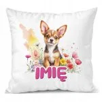 Poduszka 38x38cm Personalizowana Pies Piesek Zwierzak Słodki Dla Dzieci