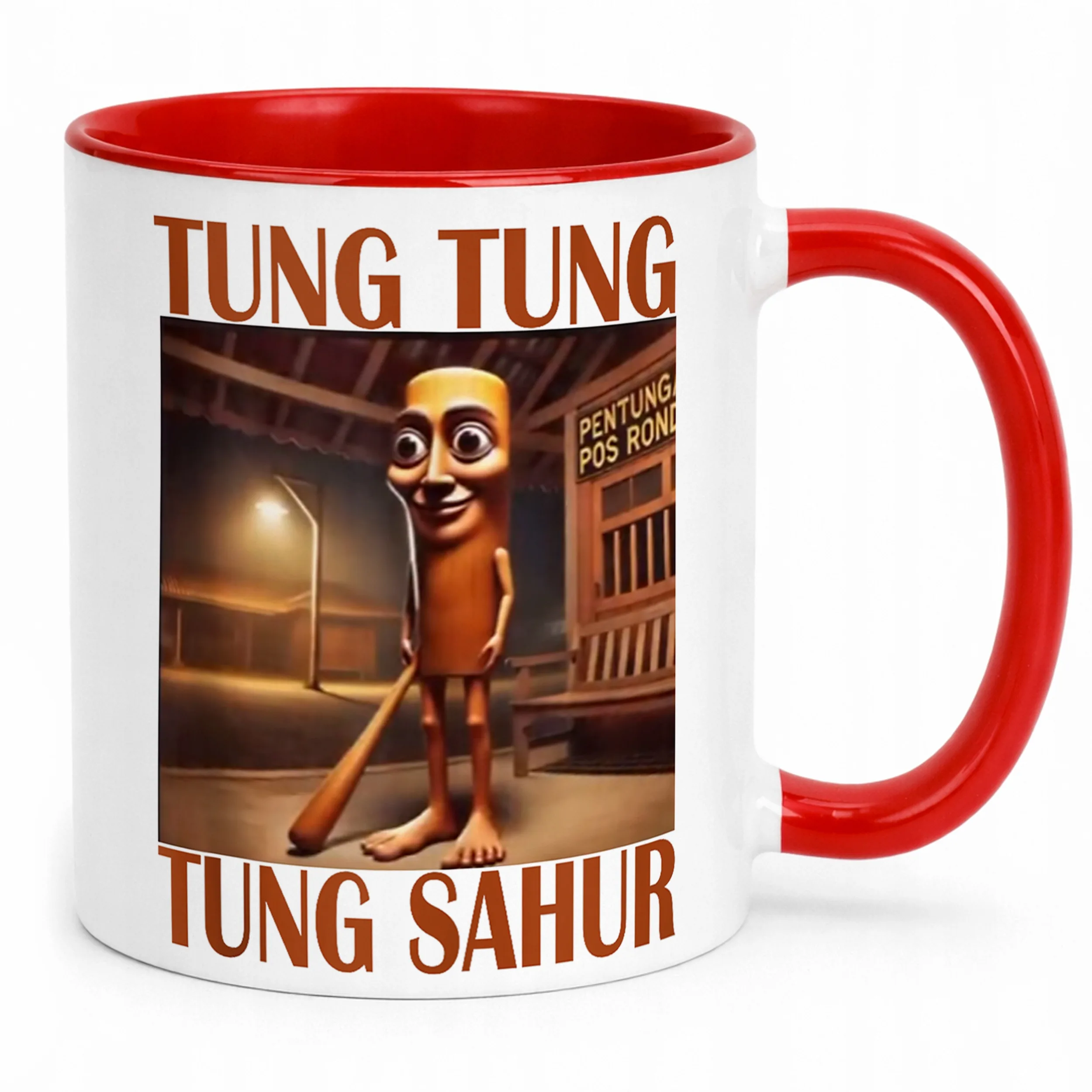Kubek ceramiczny Tung Tung Sahur viral tiktok brainrot mem