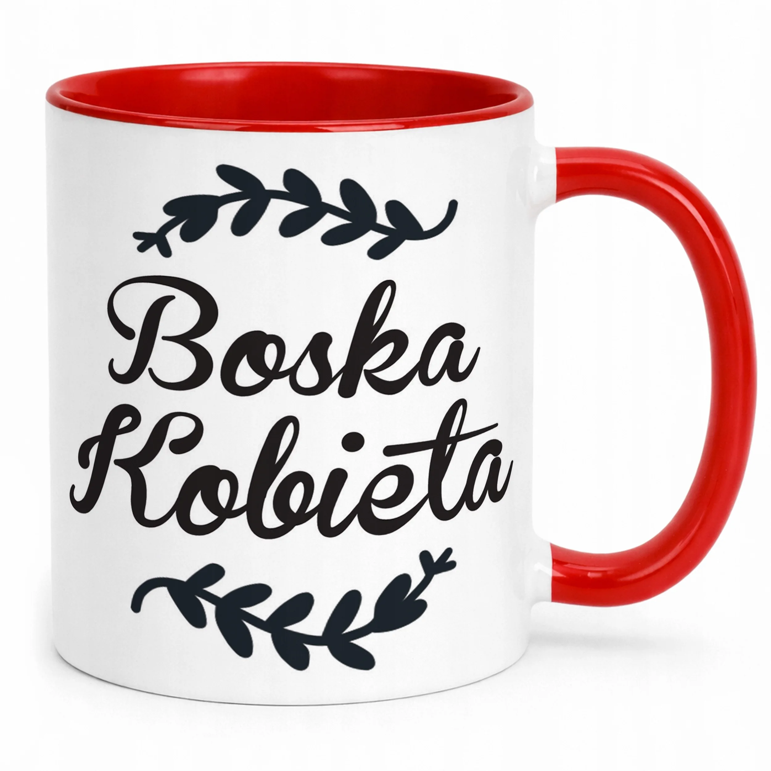 Kubek Czerwony Dzień Kobiet Dla Kobiety Dziewczyny Prezent Upominek