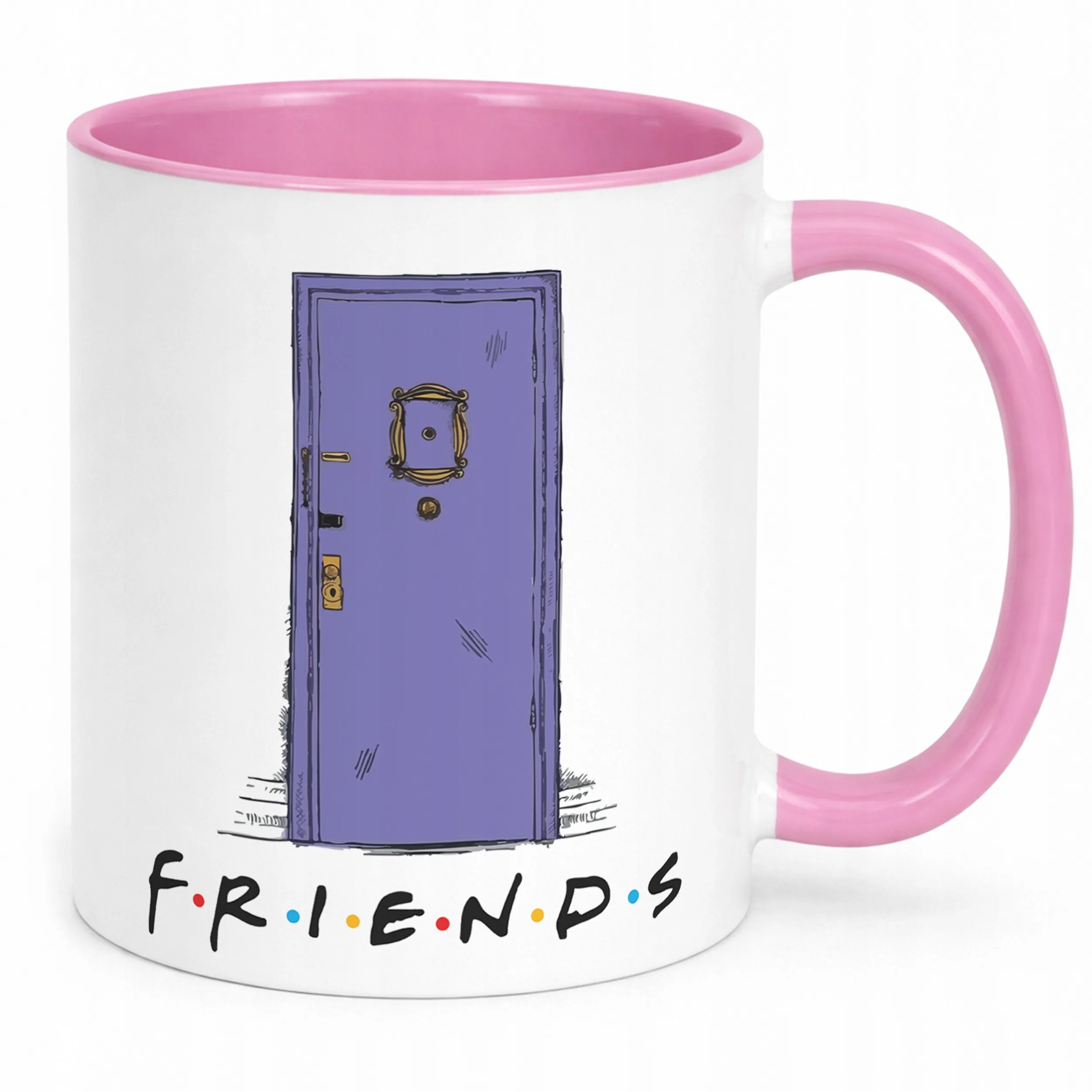Kubek Różowy Friends Przyjaciele Dla Fanów Serialu Prezent Upominek