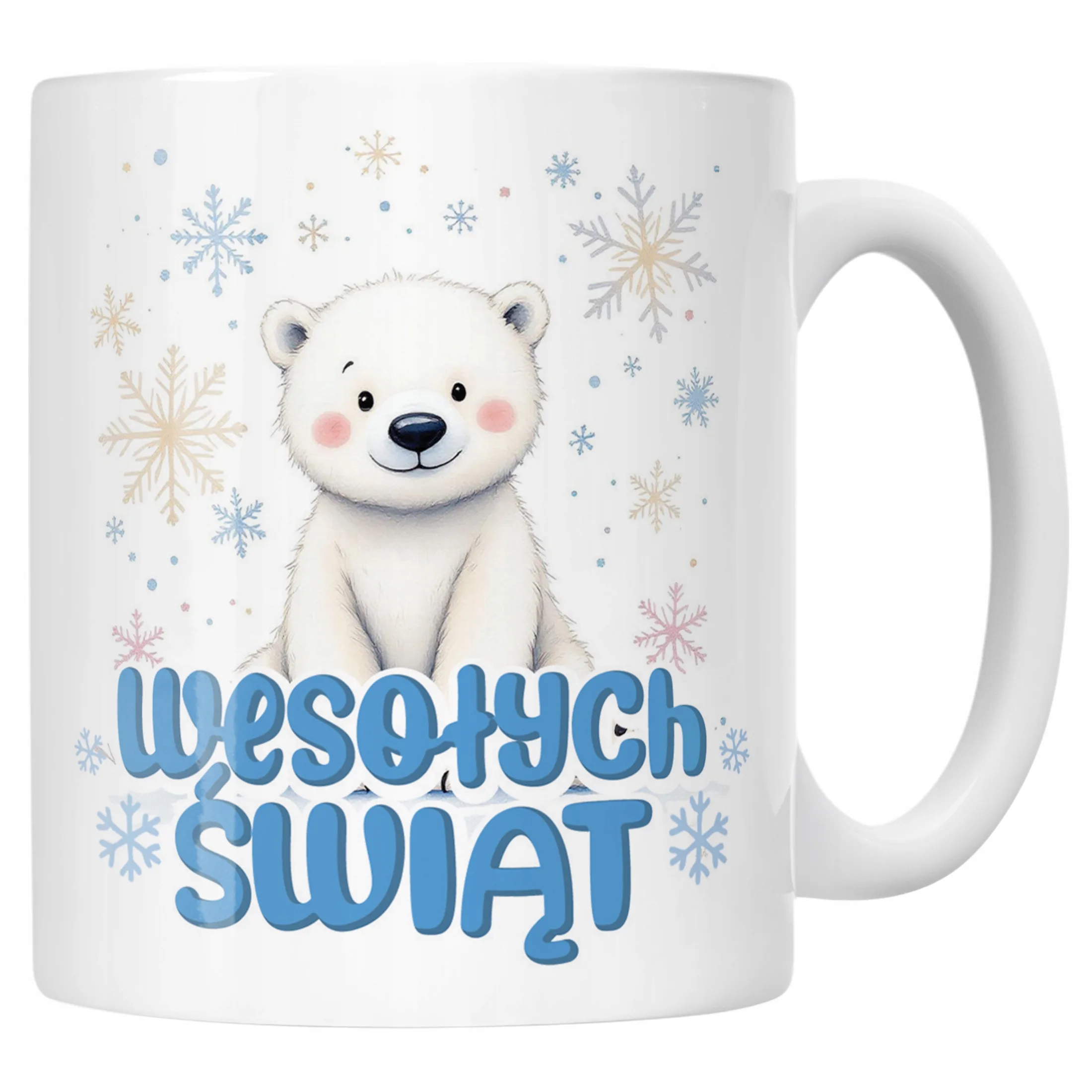 Kubek Ceramiczny Świąteczny Wesołych Świąt Boże Narodzenie Prezent