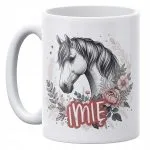 Kubek ceramiczny personalizowany 330 ml Z Koniem Koń Na Prezent Dla Dzieci
