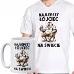 Zestaw koszulka bawełniana + kubek Dzień Ojca Prezent Upominek