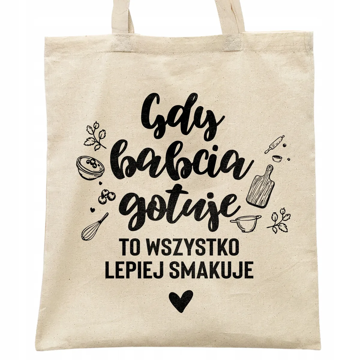 Torba bawełniana na zakupy Dzień Babci Prezent Upominek