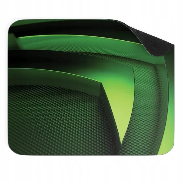 Podkładka pod mysz 22x18 cm Logo Asus Zielone Gaming dla gracza