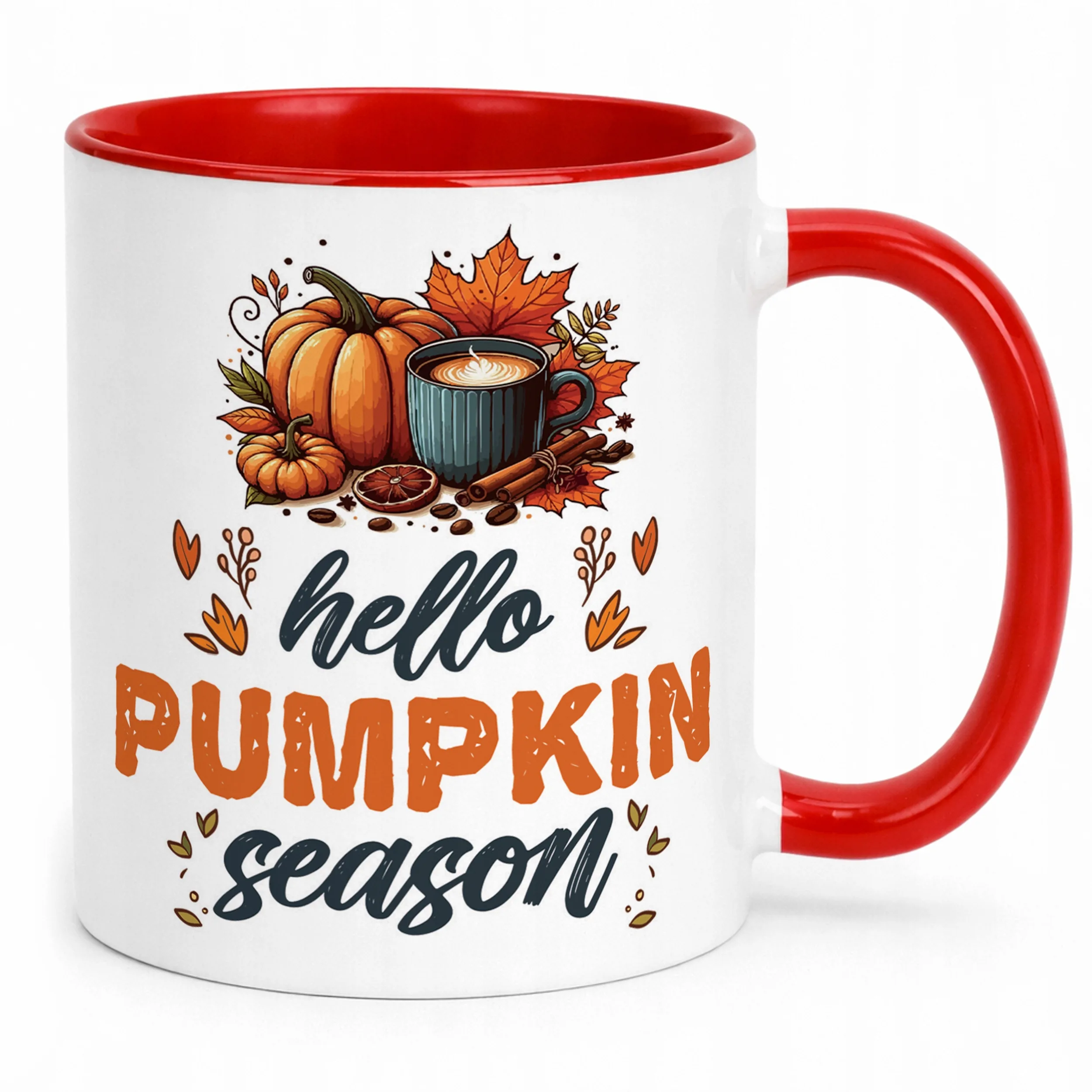 Kubek ceramiczny Jesienny Jesień Hello Pumpkin Dynia Prezent