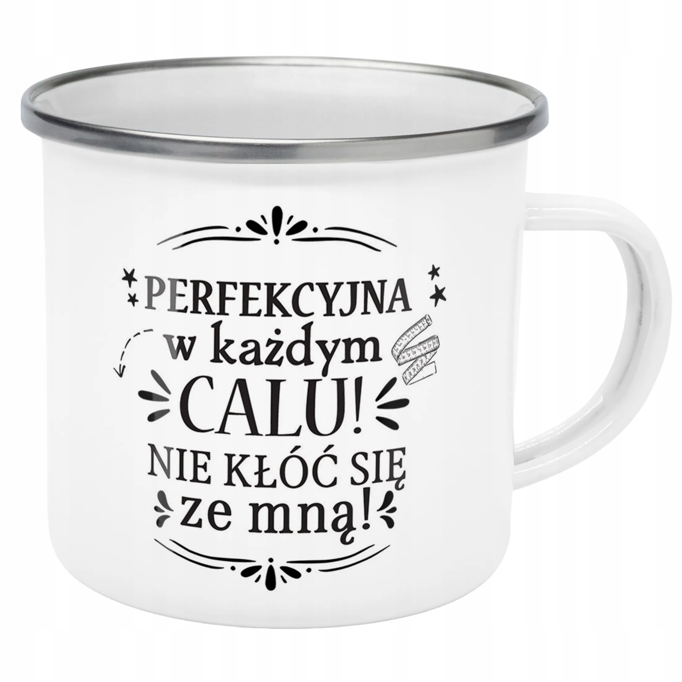 Emaliowany Kubek Garnuszek Dzień Kobiet Dla Kobiety Prezent Upominek