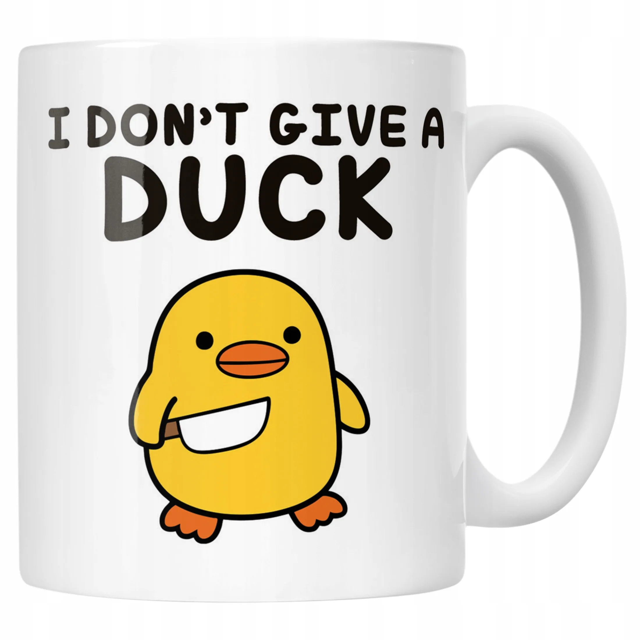 Kubek ceramiczny I Don’t Give A Duck Śmieszny Zabawny Prezent