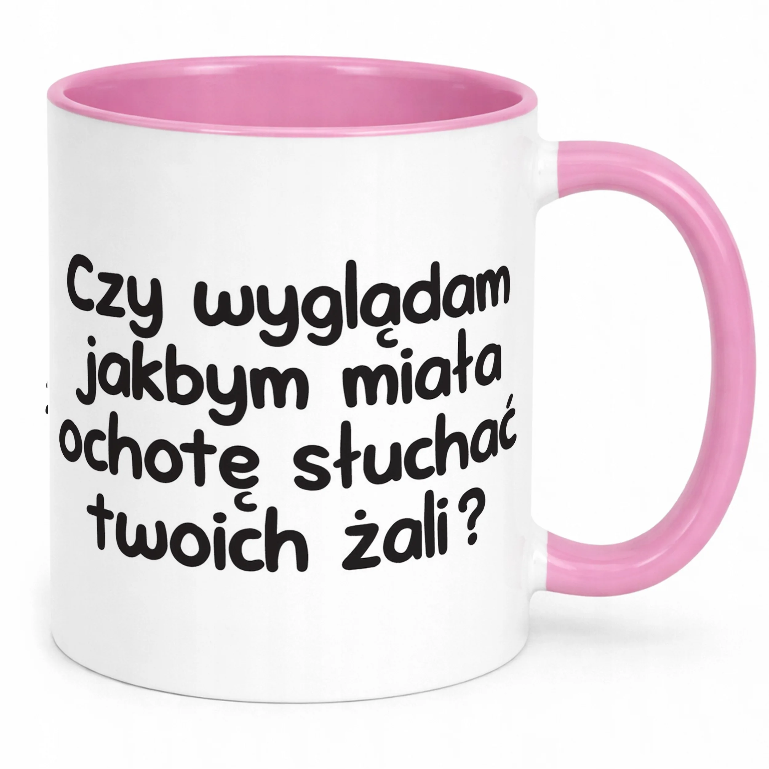 Kubek Różowy Czy Wyglądam Jakbym Miała Ochotę Śmieszny Zabawny Prezent