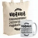 Zestaw Kubek + Torba Premium Dzień Matki Dla Mamy Prezent Upominek