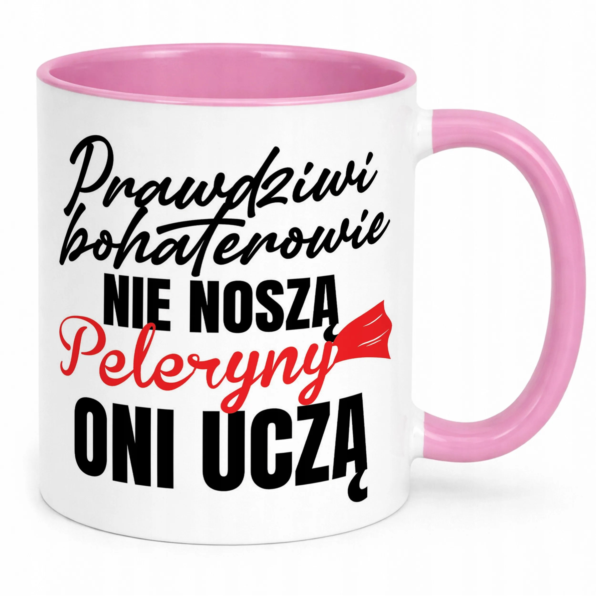 Kubek Różowy Dla Nauczyciela Nauczycielki Dzień Nauczyciela Prezent