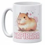 Kubek ceramiczny 330 ml Kapibara Zwierzak Słodki Prezent Upominek