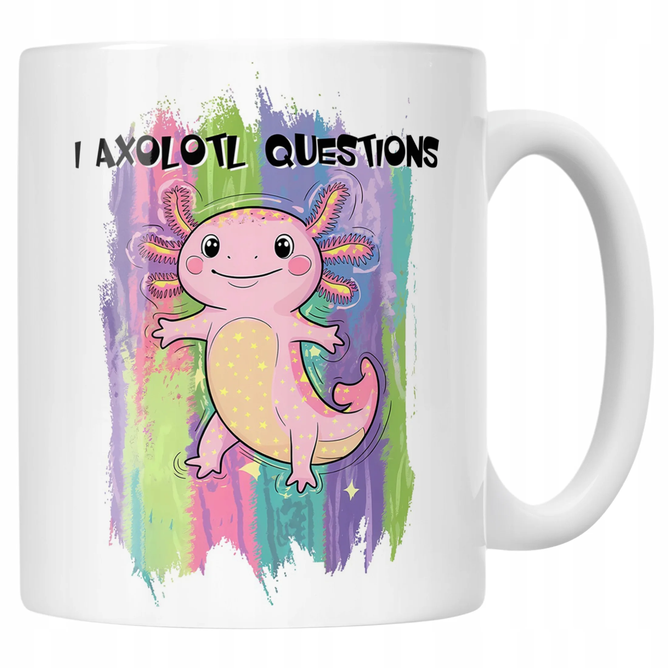 Kubek dla fana zwierząt wodnych Aksolotl Axolotl Różowy Zwierzak HIT OK