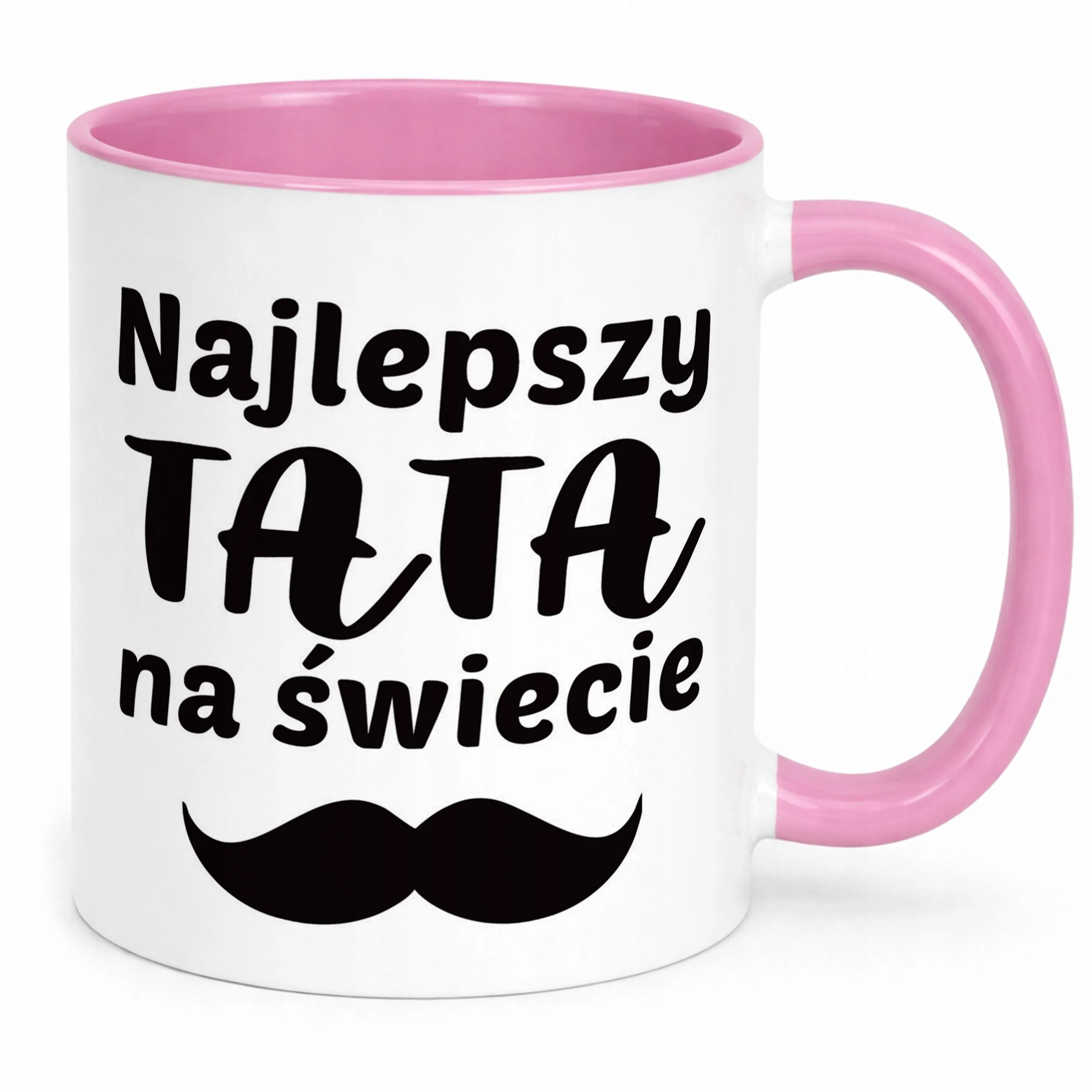 Kubek Różowy Dzień Ojca Dla Taty Najlepszy Tata Na Świecie Prezent