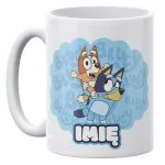 Kubek ceramiczny Bluey Personalizowany z Imieniem Prezent Dla Dziecka