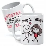 Kubek ceramiczny Personalizowany Walentynki Z imionami Dla Pary Prezent