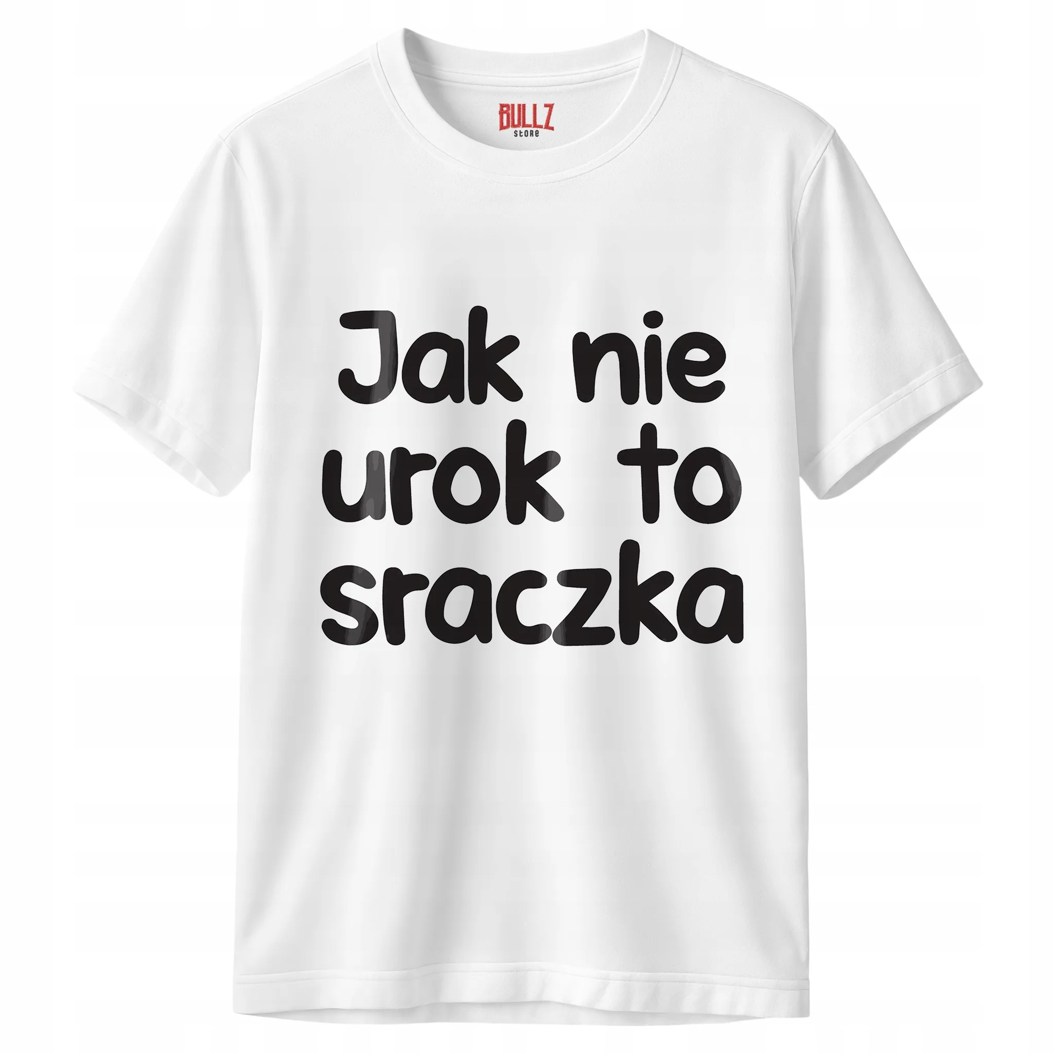 Koszulka biała męska Jak Nie Urok To Sraczka Zabawny Prezent r. 3XL